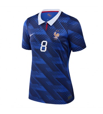Frankrig Aurelien Tchouameni #8 Hjemmebanetrøje Dame VM 2026 Kortærmet